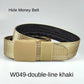 Travel Cash anti Theft Belt Waist Bag Women Portable Hidden Money Strap Belt Wallet Waist Pack Men Secret Hiding Zipper Belt