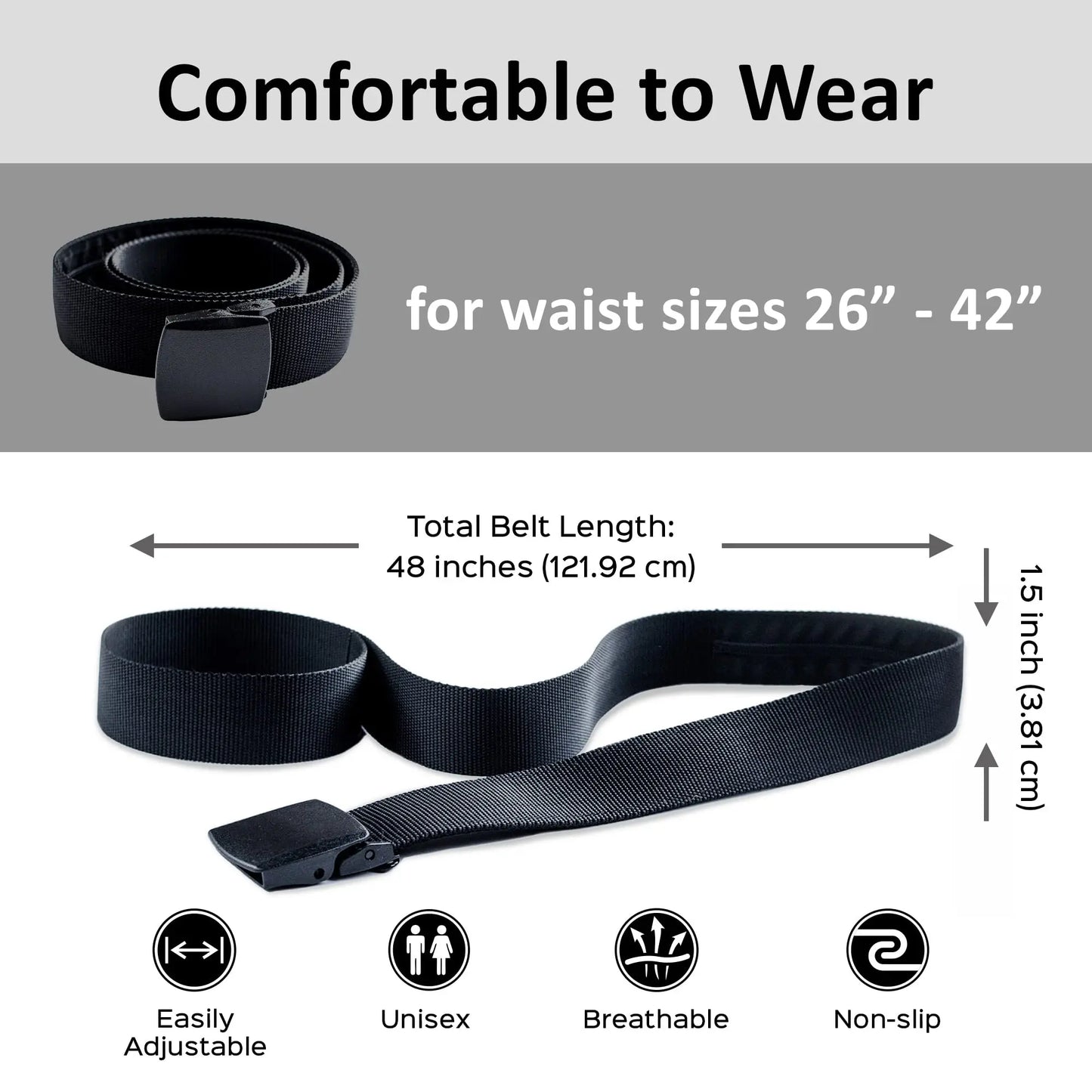 Travel Cash anti Theft Belt Waist Bag Women Portable Hidden Money Strap Belt Wallet Waist Pack Men Secret Hiding Belt 120Cm
