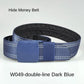 Travel Cash anti Theft Belt Waist Bag Women Portable Hidden Money Strap Belt Wallet Waist Pack Men Secret Hiding Zipper Belt