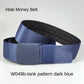 Travel Cash anti Theft Belt Waist Bag Women Portable Hidden Money Strap Belt Wallet Waist Pack Men Secret Hiding Zipper Belt